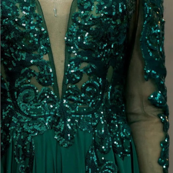 BICICI & COTY Evening Gown, Size Large - Picture 3 of 14